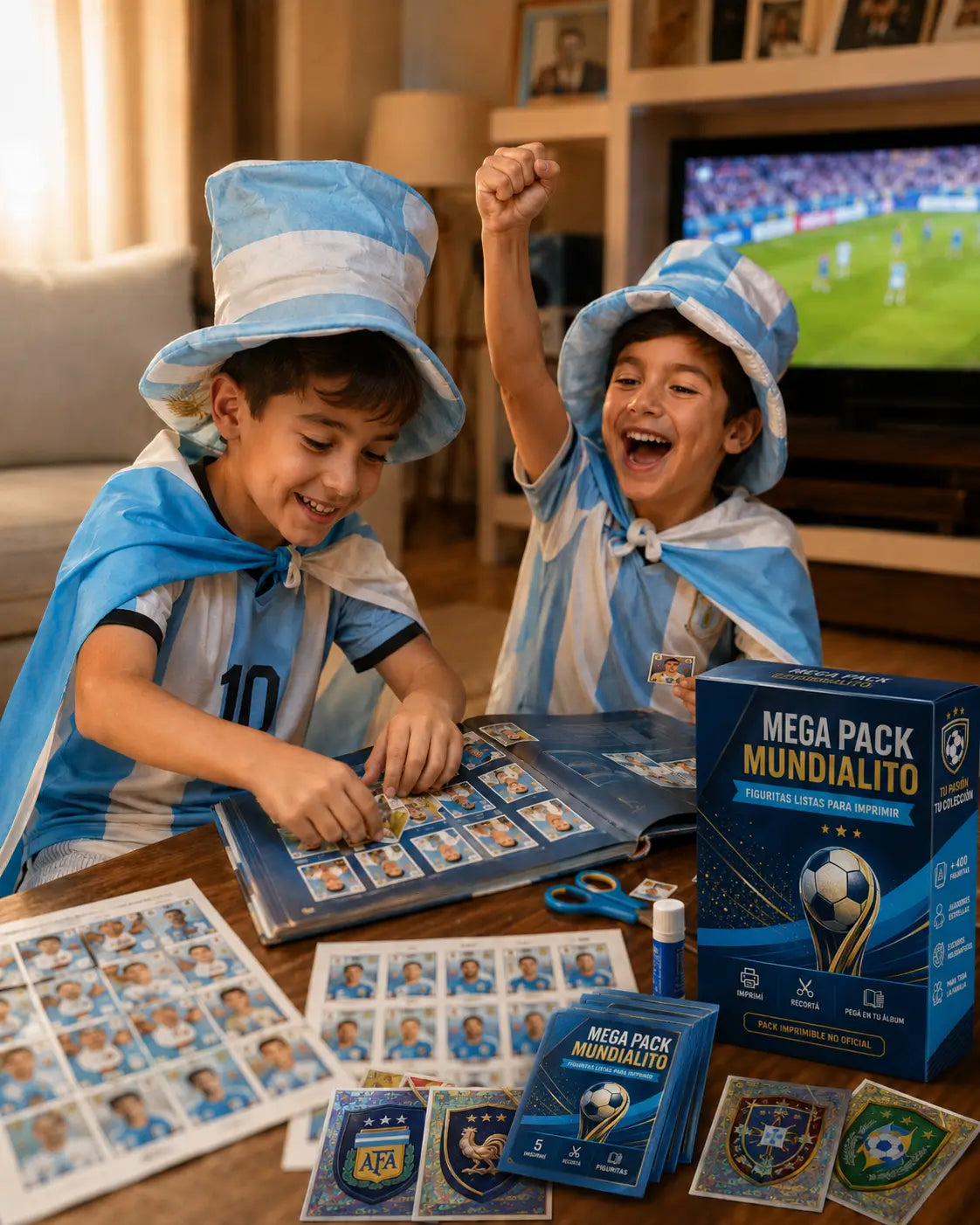 Mega Pack Figuritas Mundial 2026 + 2 Bonus de Regalo (Album Completo)