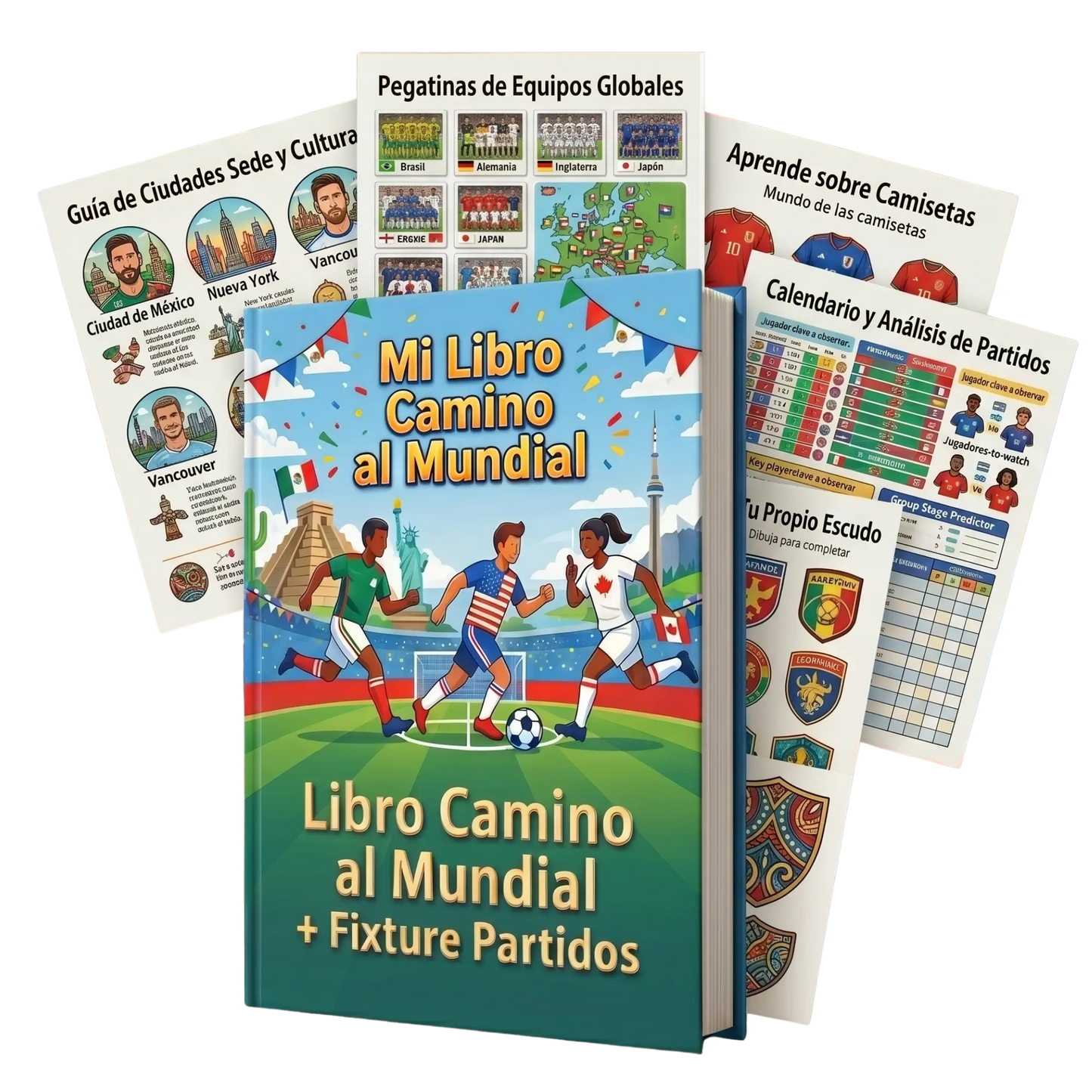 Mega pack Camino al Mundial 🏆 + 5 Regalos y 900 Figuritas Album Mundial ⚽️