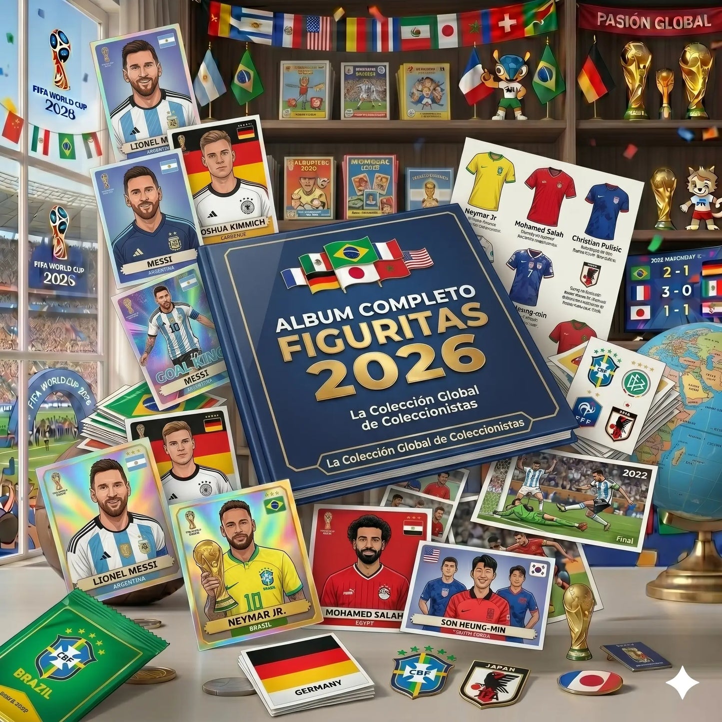 ⚽️ Pack Figuritas Mundial 2026 ⭐️ - Album COMPLETO ✅